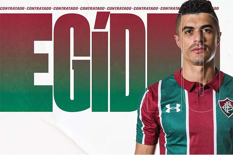 Aos 33 anos, Egídio defenderá o Fluminense até o fim de 2021 e projeta títulos