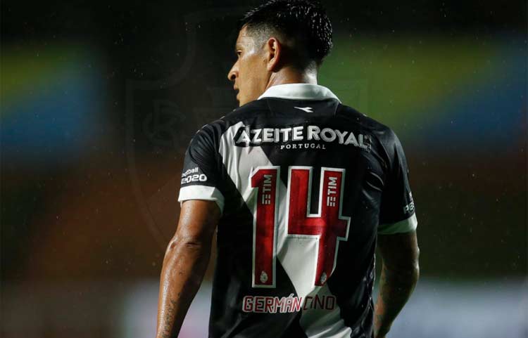 Germán Cano marcou o seu primeiro gol pelo Vasco