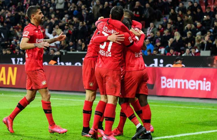 Bayer Leverkusen bateu o Fortuna Dusseldorf por 3 a 0