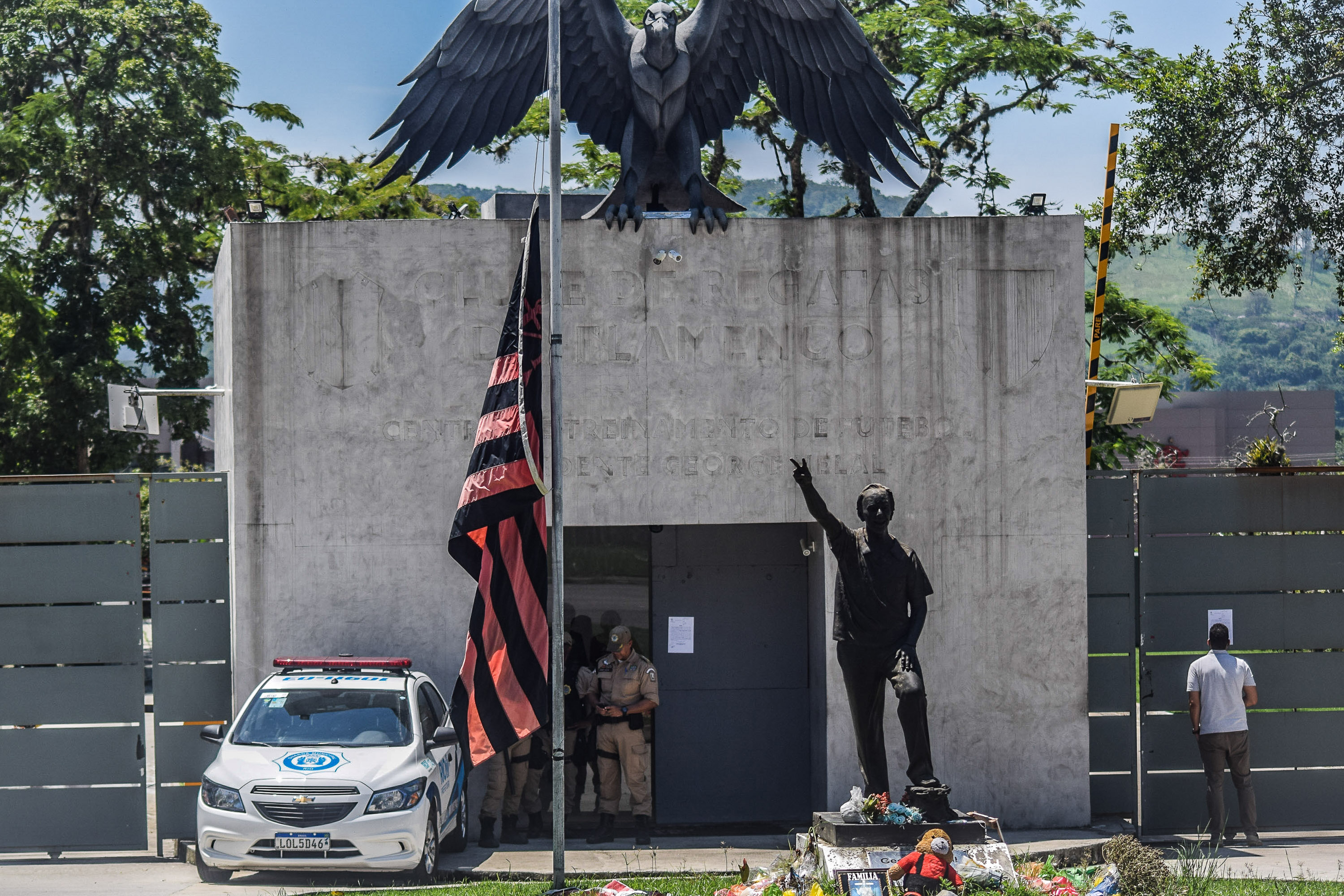 Ninho do Urubu, centro de treinamento do Flamengo, local da tragédia