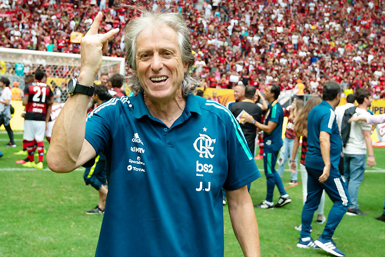 Jorge Jesus exaltou o time rubro-negro depois de mais uma conquista