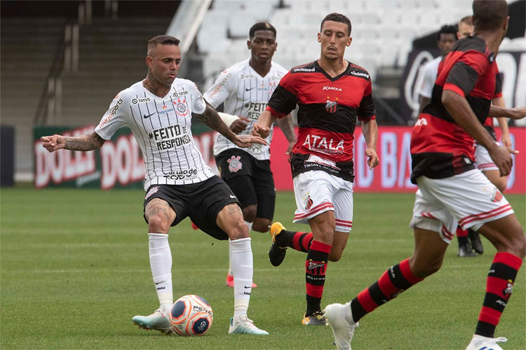 Luan marcou o gol do Corinthians e garantiu o empate contra o Ituano