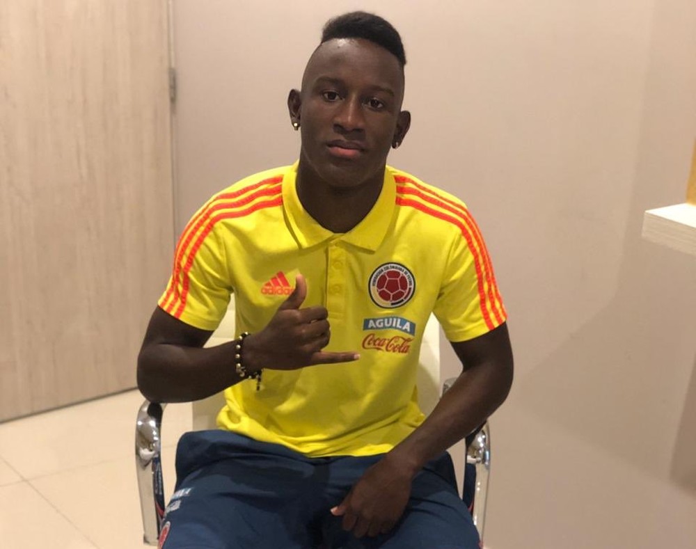 Angulo foi uma das peças principais da Colômbia no Sul-Americano Sub-20