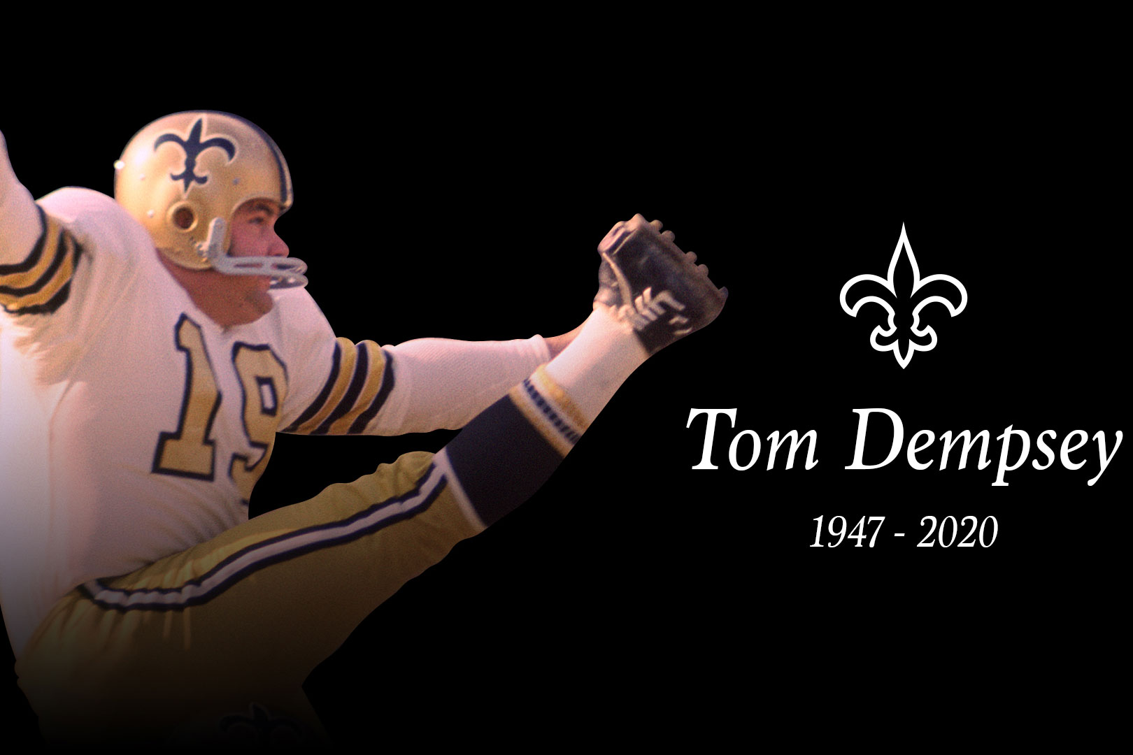 Tom Dempsey morreu por complicações causadas pelo novo coronavírus