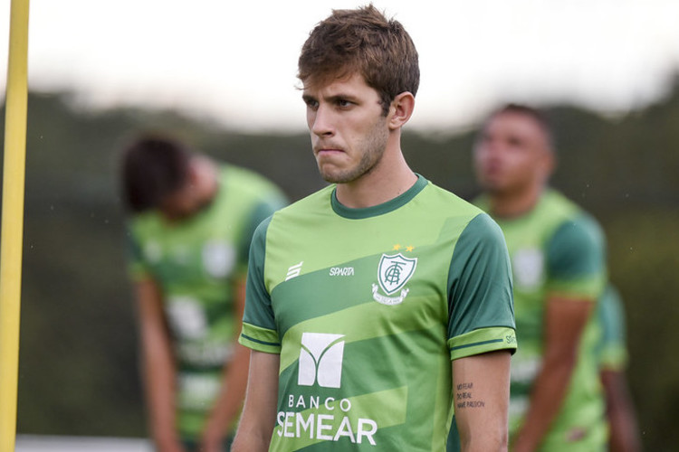 Léo Passos marcou seu primeiro gol pelo América contra o Patrocinense