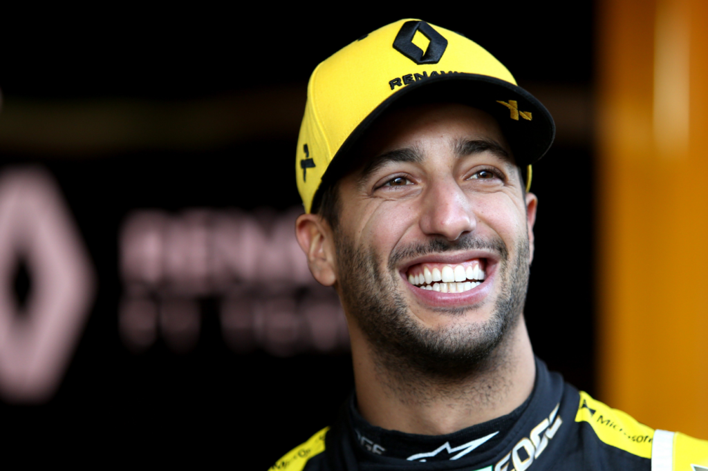 Será a segunda temporada de Ricciardo na Renault