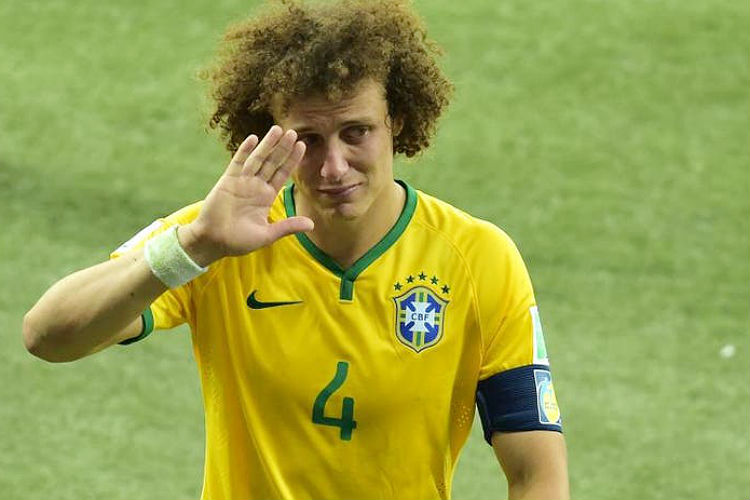 David Luiz foi um dos mais criticados na eliminação do Brasil na Copa de 2014
