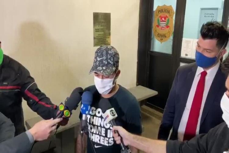 Acusado de agressão por Mallu Ohana, Dudu foi à delegacia de forma voluntária