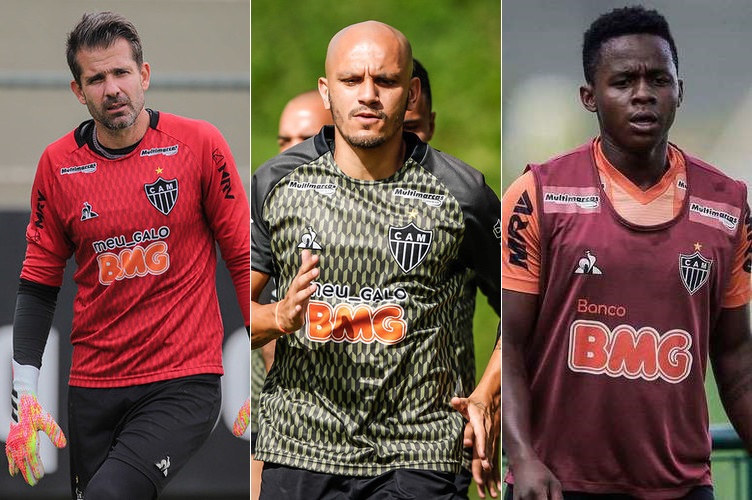 Victor, Fábio Santos e Cazares não têm permanência garantida no Galo