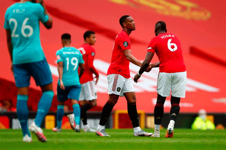 Manchester bateu o Bournemouth por 5 a 2