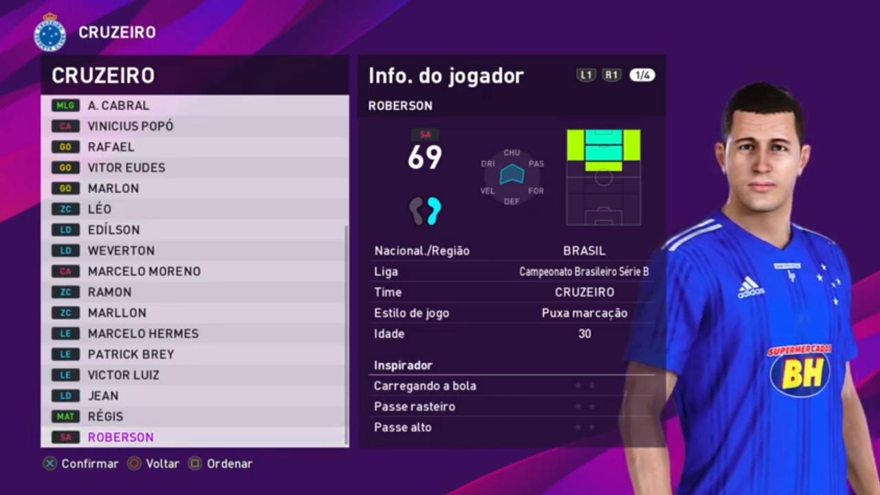 Cruzeiro estará no Pro Evolution Soccer 2021