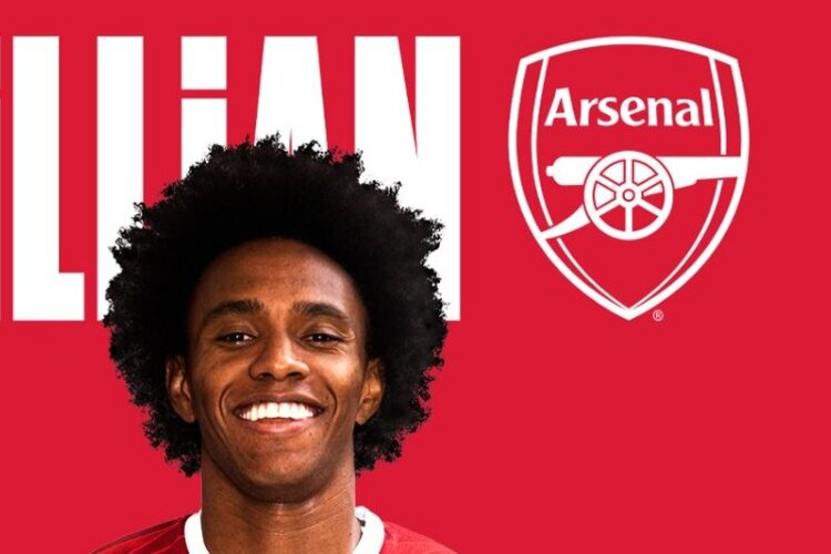 Willian assina com o Arsenal após sete anos no Chelsea