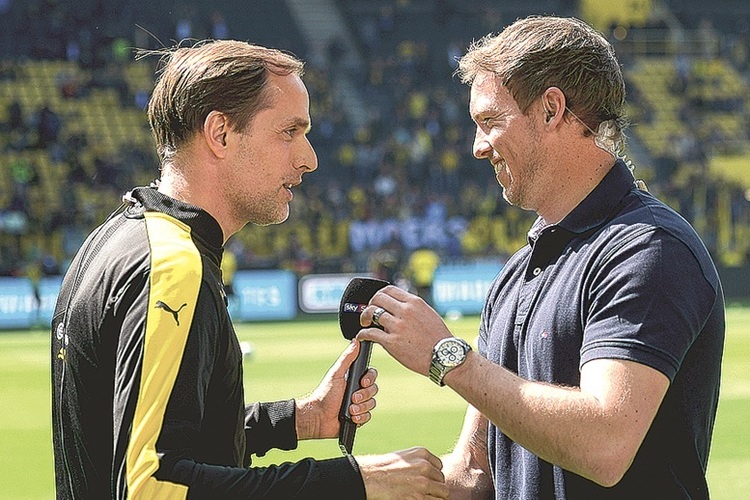 Julian Nagelsmann e Thomas Tuchel trabalharam juntos no futebol alemão
