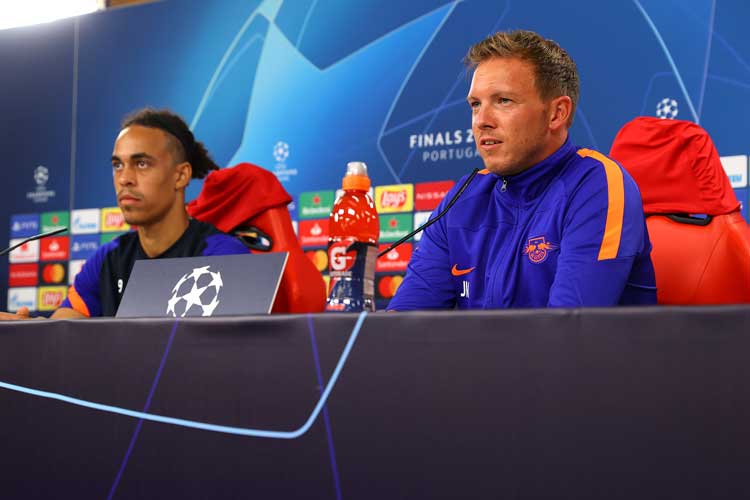 Mais jovem técnico a chegar nesta fase da competição, aos 33 anos, Julian Nagelsmann assegurou também que tem o elenco disponível para a partida e que a motivação está no nível mais alto