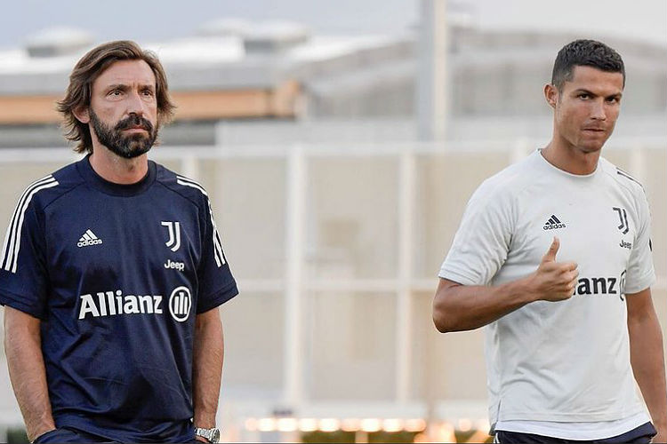 Novo técnico do Juve, Pirlo exaltou Cristiano Ronaldo