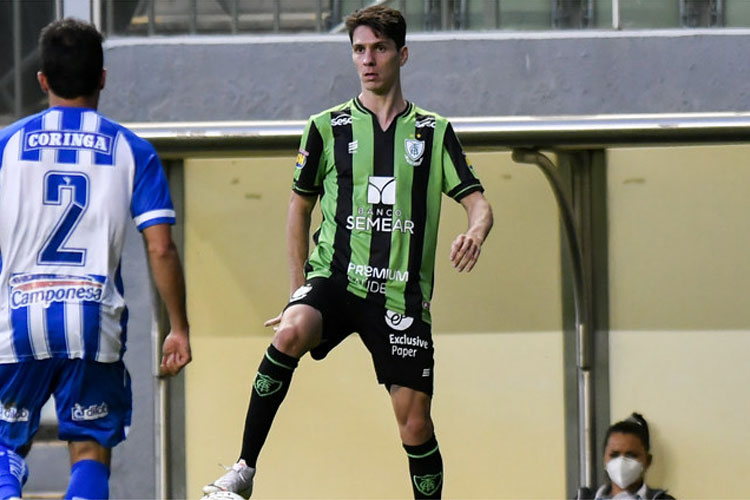 Al&ecirc; vem se destacando com a camisa do Am&eacute;rica em 2020/Mour&atilde;o Panda / Am&eacute;rica