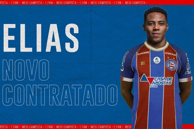 Elias foi anunciado pelo clube baiano