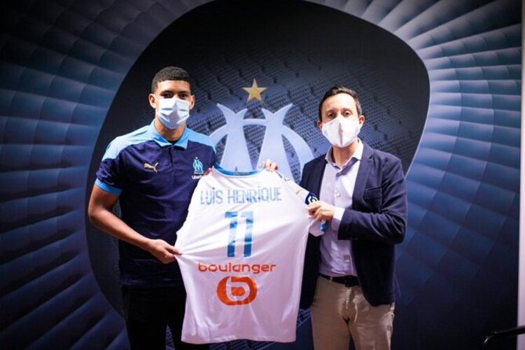 Luis Henrique vestirá a camisa 11 no Olympique de Marselha, equipe que está classificada para a fase de grupos desta temporada na Liga dos Campeões da Europa
