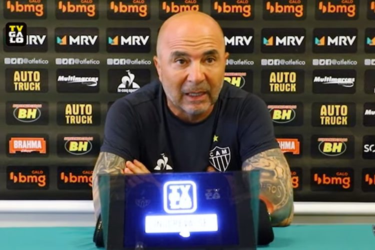 Sampaoli sente que Atl&eacute;tico teve queda de rendimento relacionada ao emocional/Pedro Souza/Atl&eacute;tico