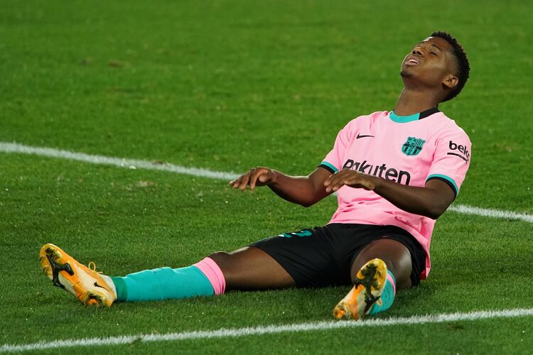 Ansu Fati só voltará a atuar pelo Barcelona em 2021; atacante é o artilheiro do time na temporada, com cinco gols marcados em 10 partidas