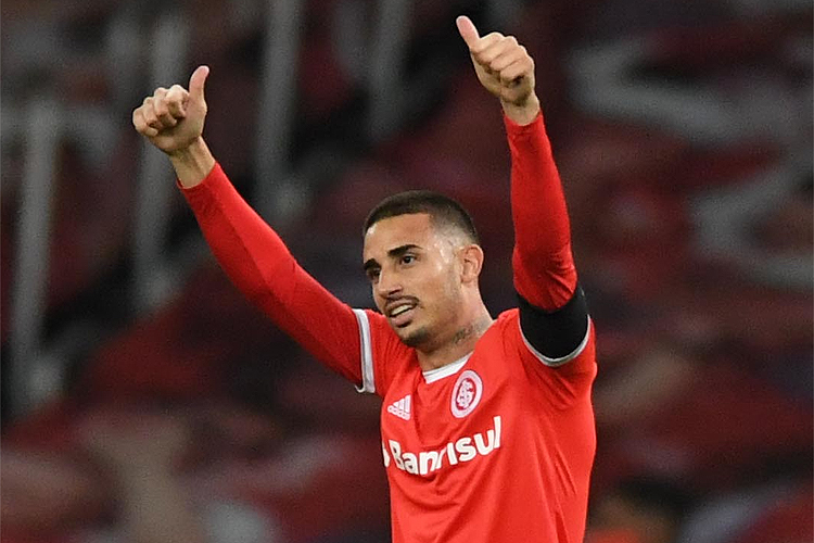 Galhardo marcou 21 gols pelo Internacional em 2020 (Ricardo Duarte/Internacional) Galhardo marcou 21 gols pelo Internacional em 2020/Ricardo Duarte/Internacional