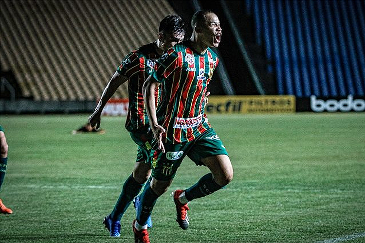 Caio Dantas marcou o 14º gol dele em 24 jogos na Série B