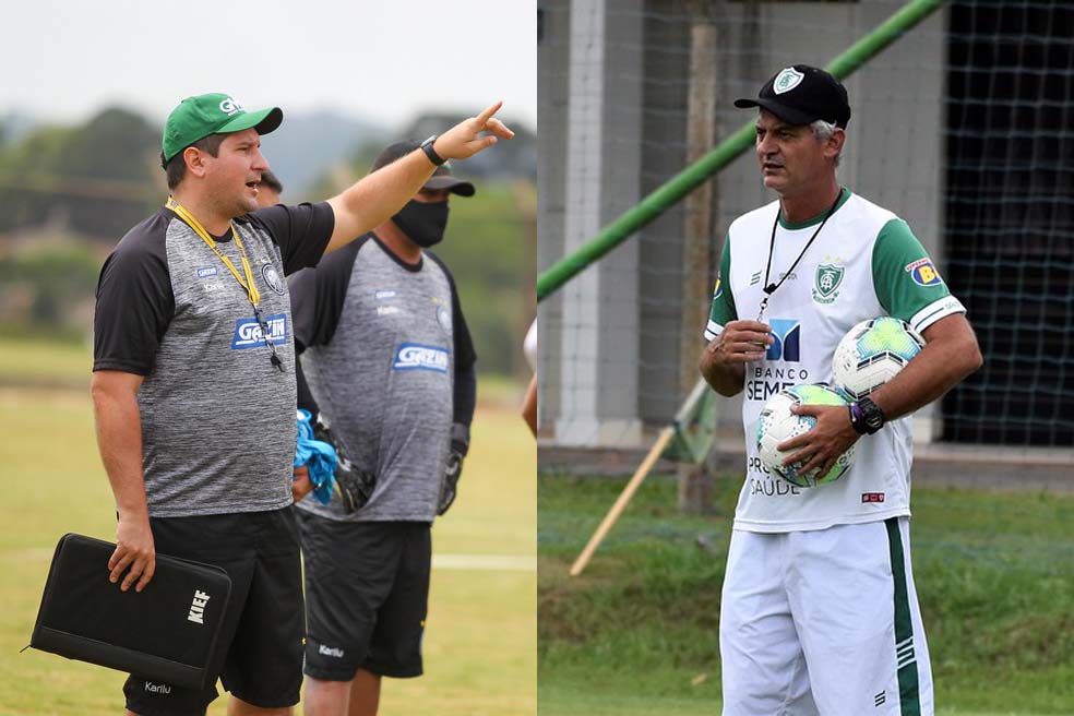 Técnicos Matheus Costa e Lisca trabalharam juntos no Paraná-PR, em 2017