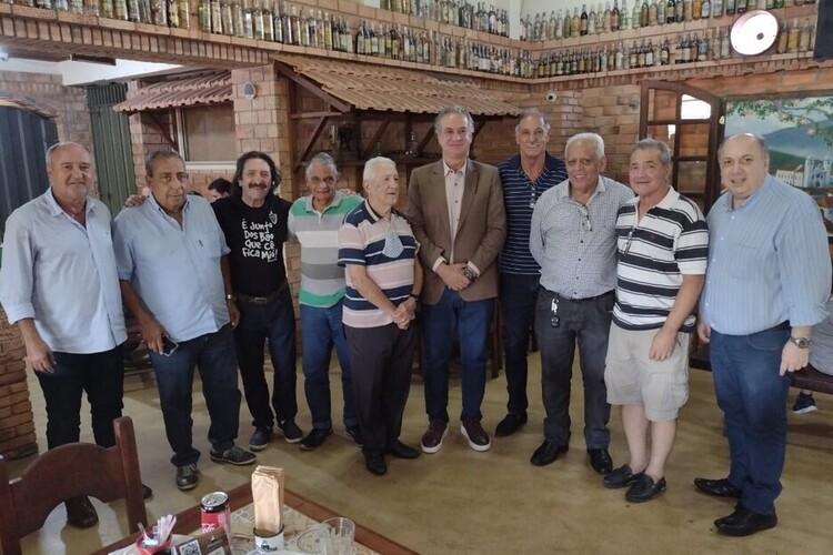 Sérgio Coelho em encontro com conselheiros do Atlético