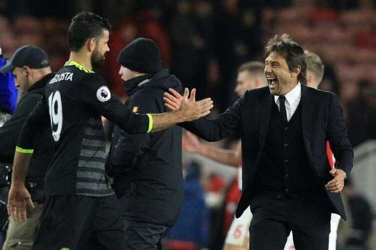 Conte e Diego Costa tiveram parceria de altos e baixos durante passagem no Chelsea