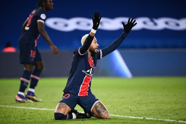 Neymar marcou de pênalti, mas viu PSG perder intensidade e ceder empate ao Bordeaux