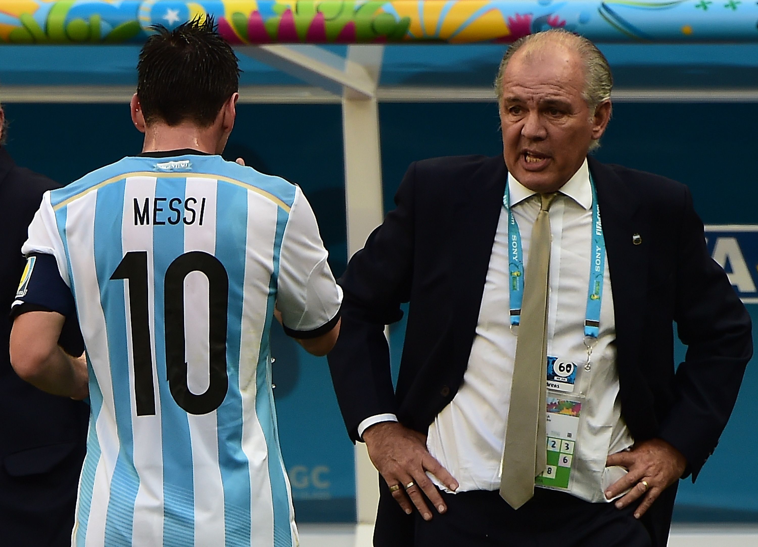 Alejandro Sabella comandou a Seleção Argentina na final da Copa do Mundo de 2014