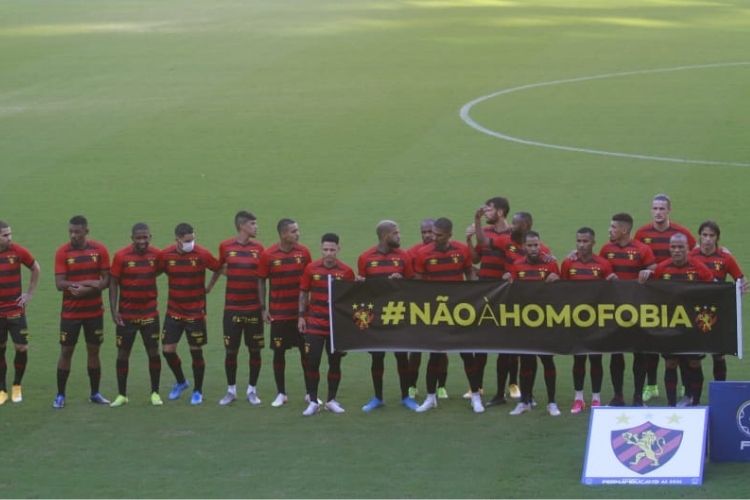 Após ataques ao ex-BBB Gil do Vigor, Sport fez campanha contra a homofobia