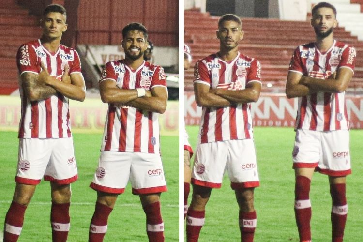 Camutanga, Bryan, Hereda e Wagner compõem a linha de defesa