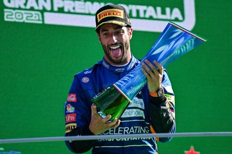 Daniel Ricciardo venceu o Grande Prêmio da Itália