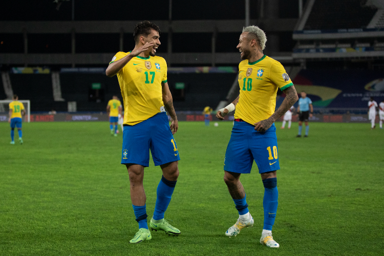 Lucas Paquetá e Neymar vêm se entendendo na Seleçãoi