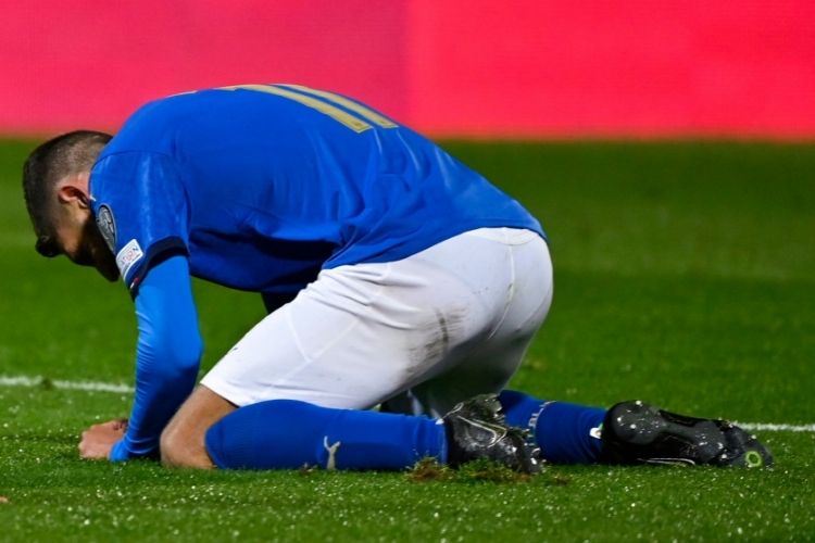Itália foi derrotada dentro de casa e não vai disputar a Copa