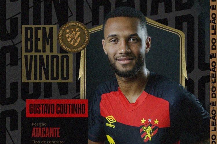 Gustavo Coutinho foi emprestado ao Sport pelo Fortaleza até o fim do ano