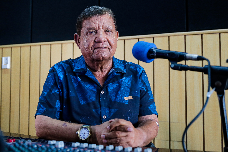 Jorge Soares recebeu o Esportes DP no est&uacute;dio da R&aacute;dio Clube/Rafael Vieira/Esp. DP Foto