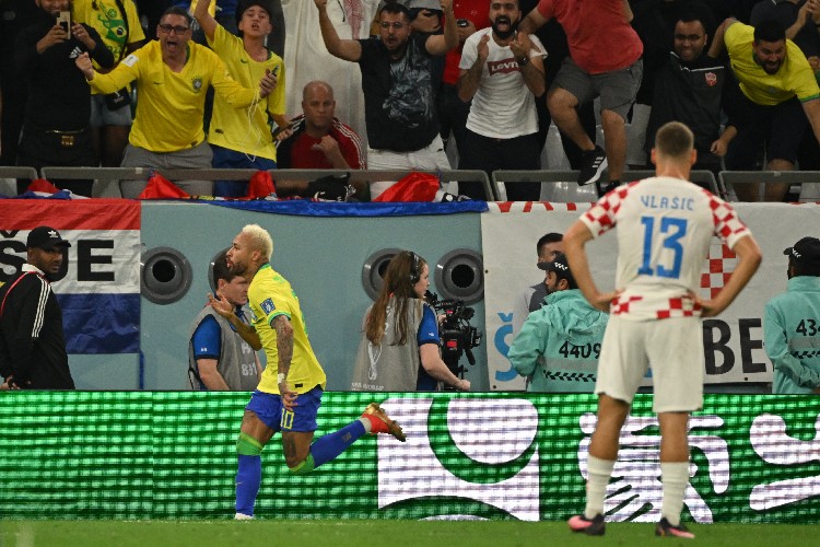 Craque marcou o gol do Brasil contra a Croácia
