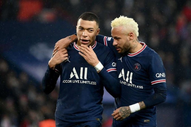 Mbappé lidera a lista, enquanto Neymar aparece na 16° colocação