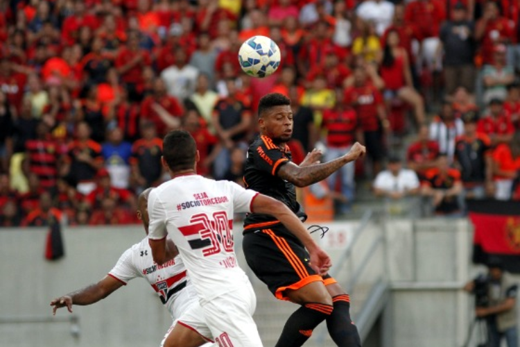 André durante última vitória do Sport contra o São Paulo