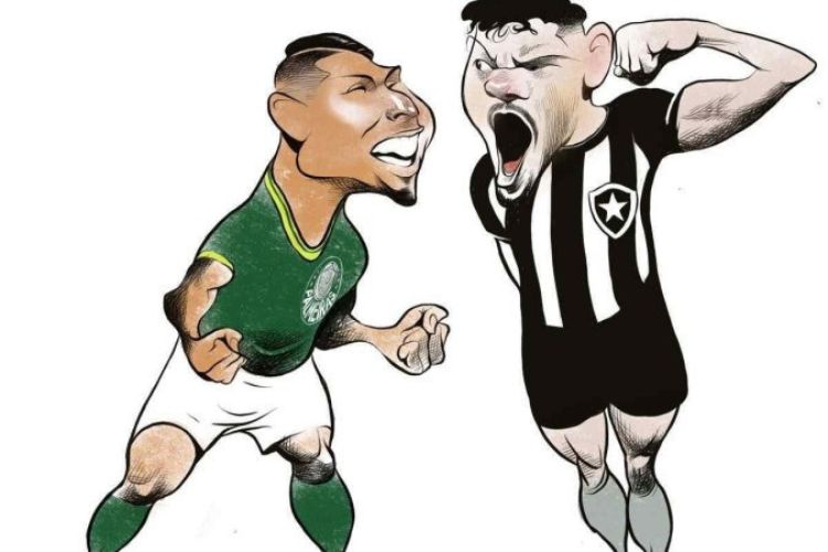 Verd&atilde;o e alvinegro se enfrentam &agrave;s 16h, no Allianz Parque, em S&atilde;o Paulo/Kl&eacute;ber Sales/Correio Braziliense