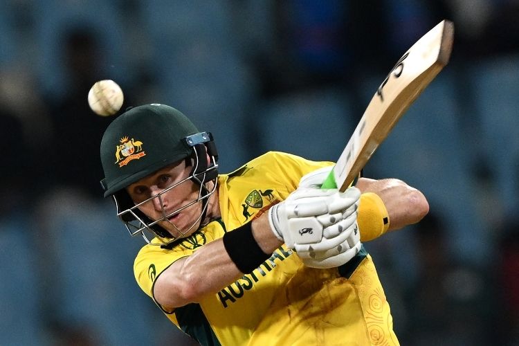 Marnus Labuschagne, da Austrália, na Copa do Mundo de críquete