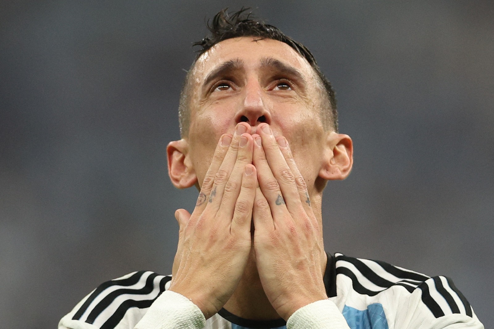 Di Maria foi campeão mundial em 2022 no Catar