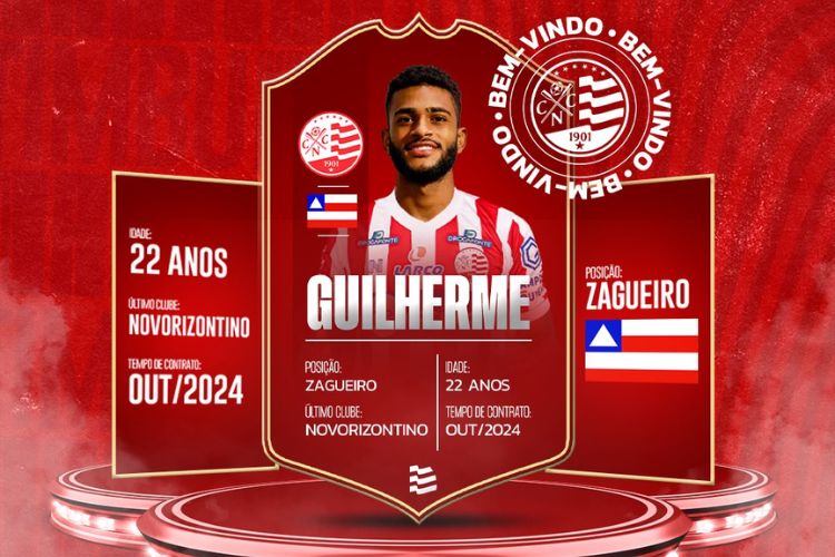 Zagueiro assinou com o Timbu até outubro de 2024