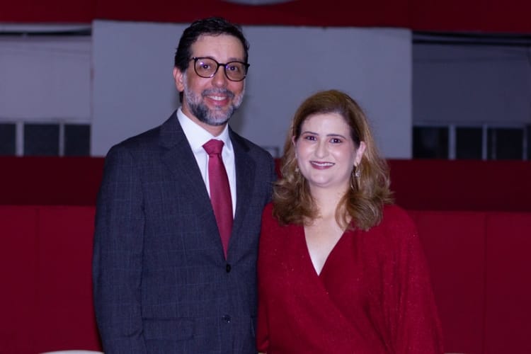 Bruno Becker e Tatiana Roma tomaram posse nesta segunda-feira (8)