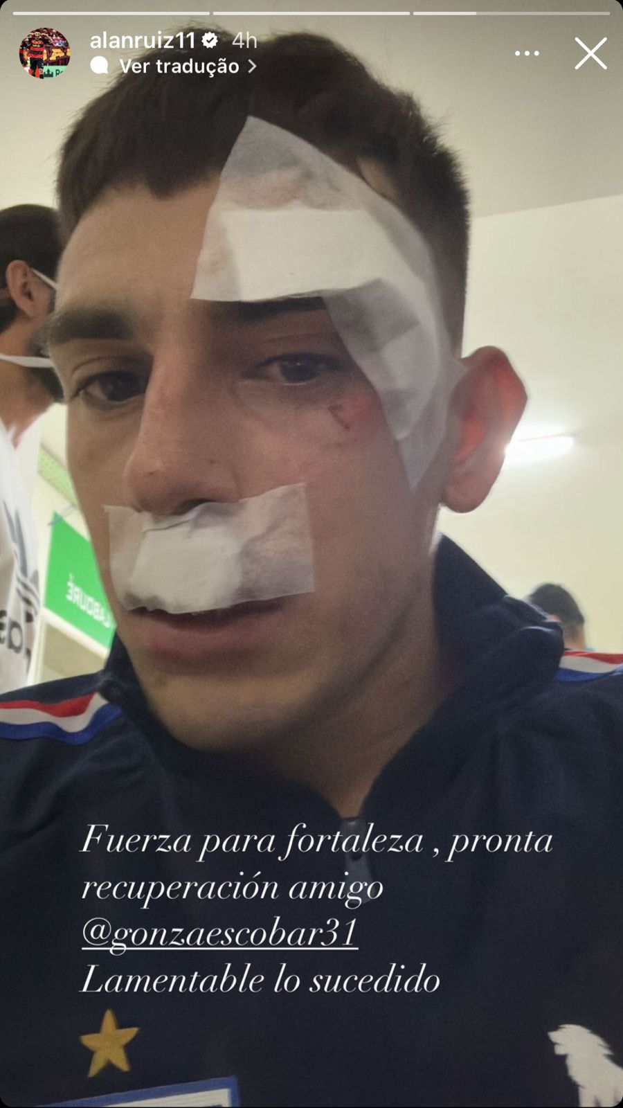 Postagem de Alan Ruiz