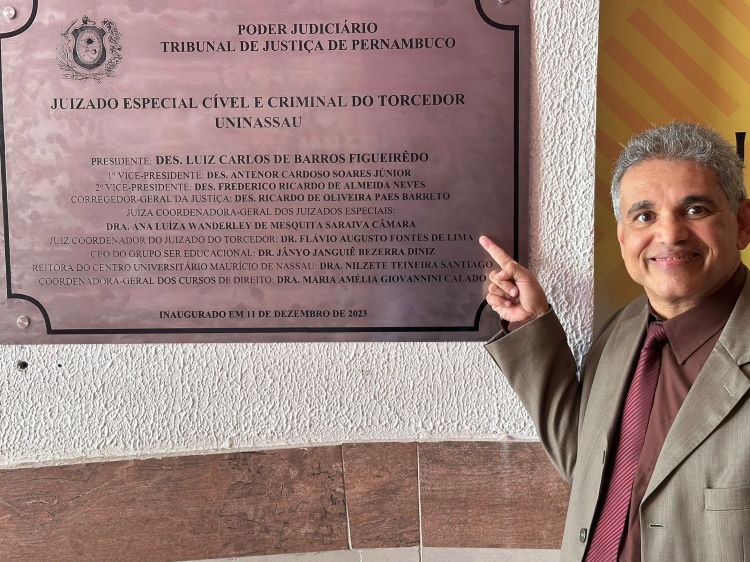 Juiz Flávio Fontes, do Juizado Especial do Torcedor