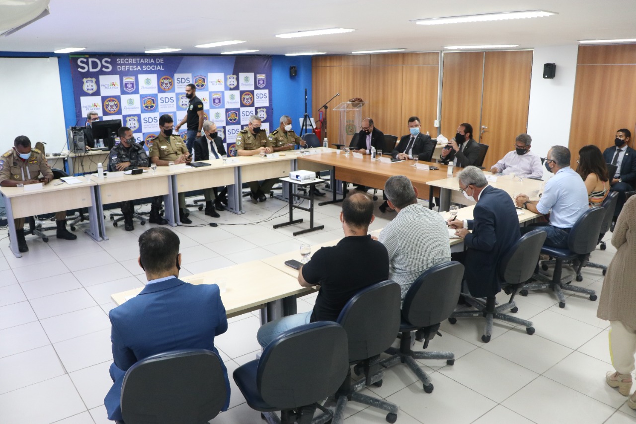 Reunião do Grupo de Trabalho Futebol, na sede da SDS, em Santo Amaro