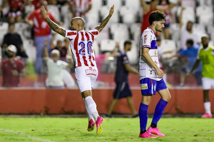 Patrick Allan marcou gols nas duas últimas vitórias do Náutico na temporada